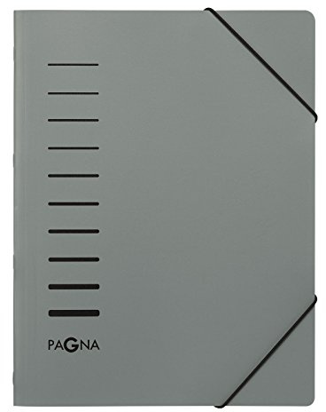 Pagna 40055-14 Ordnungsmappe 6 Fächer Office silber