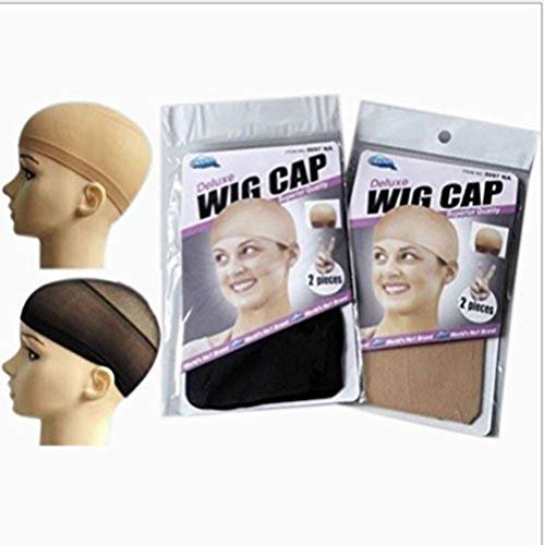 Dada tappi parrucca, protezione dei capelli per le donne e gli uomini Beige/nero