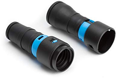 Cen-Tec Systems 94247 Quick Click Two Piece Power Tool Dust Extraction Adaptor Set (25, 35, 38 and 48mm) Compatible with Bosch, Festool, DeWalt, Milwaukee, Festool, Fein, Hitachi, Einhell and Others