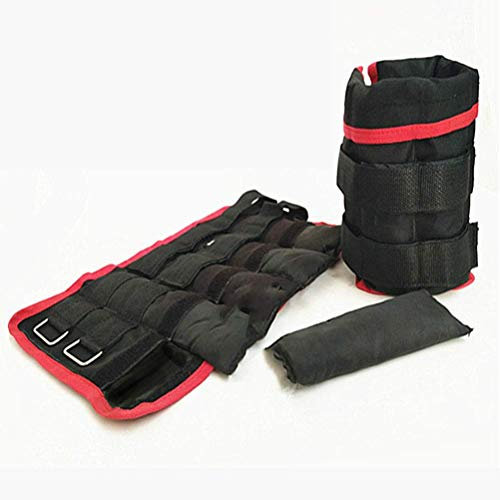 XBSLJ Knöchelgewichte Knöchel- und Handgelenkgewichte Weich, verstellbar, Laufen, Joggen, Gehen, Bewegung, Krafttraining, Physiotherapie, Dickes, verschleißfestes Oxford-Tuch, 1 Paar 4 kg