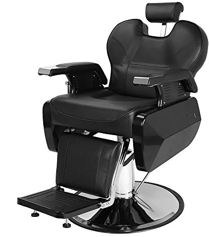 OmySalon All Purpose Hydraulic Barber Chair Recline 360 Degree Swivel Height Adjustable Heavy Duty Hairdresser Chair Beauty Salon Spa Tattoo Styling Equipment