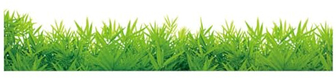 DOITOOL Grünes Gras Wandtattoo Abnehmbare Baseboard Wandaufkleber 27.6X19.7 Zoll Selbstklebende Wanddekoration Für Wohnzimmer Schlafzimmer Flur Büro