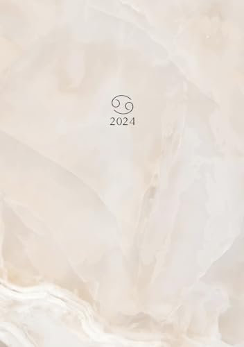 Jahresplaner 2024 mit Horoskop für 2024 I Sternzeichen Krebs: Sternzeichen-Kalender
