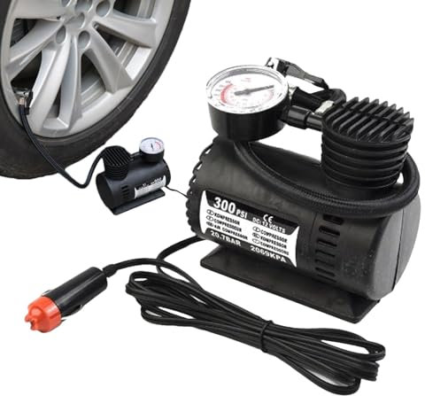 Pompe à pneu de vélo, compresseur d'air portable, gonfleur de pneu - Pompe à ballon légère et efficace,Compresseur d'air multifonctionnel, sans danger pour les pneus de voiture, vélo, moto