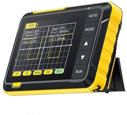 Osciloscopio digital portátil Mini osciloscopio digital de mano 2023 Última versión 2.5MSa/s 200KHz Ancho de banda analógico 800 VPP con salida PWM Mayor velocidad de muestreo(High configuration)