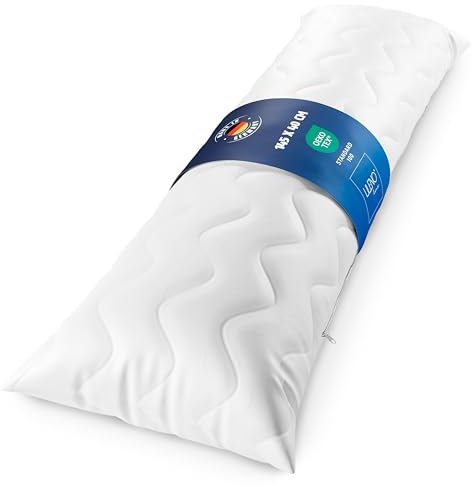 LILENO HOME Seitenschläferkissen 40x145 cm 1er Set (750 g Füllung) - Stillkissen - Seitenschläferkissen 40x145 cm für Schwangere u. Babys