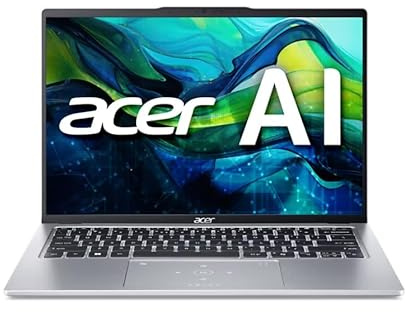 acer Swift Go 14 2024 Laptop 14 pollici WUXGA IPS Touchscreen 16-Core Intel Ultra 7 155H 16GB LPDDR5 2TB SSD Intel Arc Graphics Thunderbolt 4 Wi-Fi Tastiera retroilluminata Fingerprint Win11 Pro w/ONT