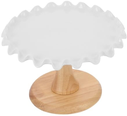 Frutero, plato de fruta con patas, Bandeja de soporte for pastel de boda con tapa, bandeja for servir aperitivos, plato de fruta, soporte de exhibición for pastel, bandeja de comida y pastelería