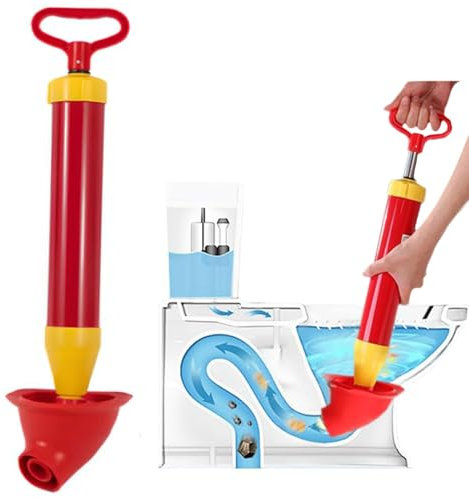 XoeLLe Stura WC, Stura Lavandini e Scarichi, Ventosa Sturalavandini, Sturalavandino, Pompa Stura Scarichi a Pressione, Pompa Stura Scarichi A Pressione per Disintasare WC, Lavello, Vasca, Scarico