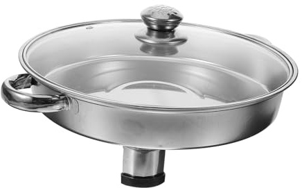 Zerodeko Plateau de Service Poisson Acier Inoxydable Rectangulaire avec Poignées Plat de Cuisson Induction pour Grillades et Barbecues pour Restaurants et Événements