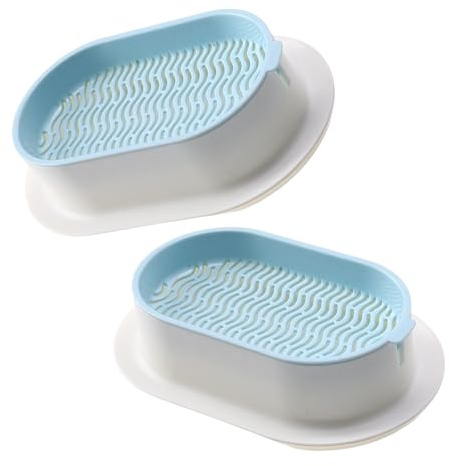 Duyeuau Gatti Erba Ciotola Pianta Vasi Con Grande Capacità Germinazione Vassoio Per Indoor Outdoor Piantare Gatti Erba Ciotola