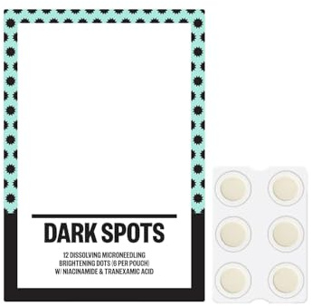 Dark Spot MicroDarts | Per macchie scure, rossori post-imperfezioni | Autodissolventi | Niacinamide, vitamina C, acido ialuronico e cicatrice | Vegano | Non testato su animali | 6 cerotti