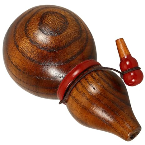 TOKIDNY Gourd förmiger Zahnstocherhalter aus Holz Kreativer Kompakter und Tragbarer Zahnstocherbehälter Praktisches Küchenzubehör Dekorativer Zahnstocher Spender für Alltag und Unterwegs