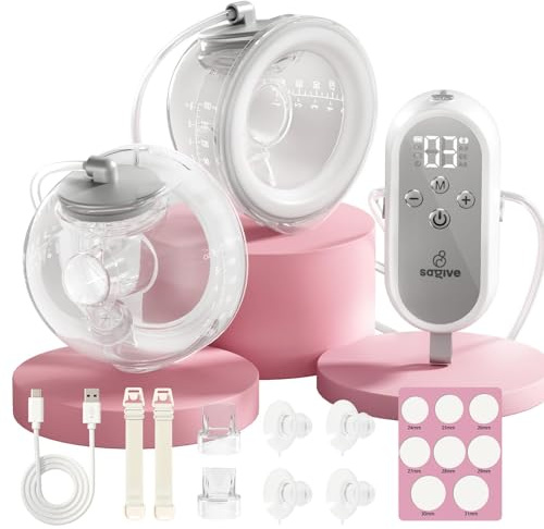 Saglve Tiralatte Wearable Handsfree 4 Modi 12 Livelli 300mmHg Grigio