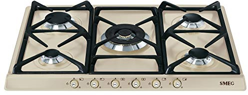 SMEG Gaskochfeld CORTINA - SR775PO, Cremefarben