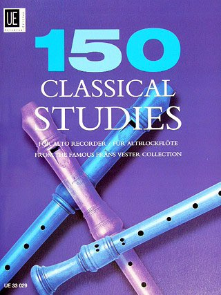 Verlag Universal Edition 150 Classical Studies - arrangiert für Altblockflöte [Noten/Sheetmusic]