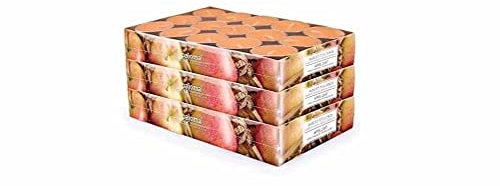 pajoma® Teelichte 3er Pack, Apfel-Zimt | 90 Duft-Teelichte in Aluminiumhülle, Brenndauer ca. 4 Stunden - Höhe 1,5 cm ø 3,5 cm | Premium Qualität | Deko, Gastronomie, Outdoor, Windgläser, Hochzeit
