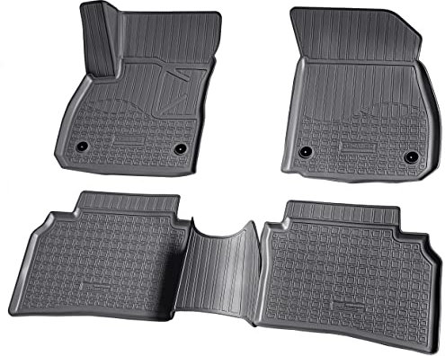 Recambo 3D Gummi Fußmatten kompatibel für OPEL Insignia B | BJ ab 2017> | Auto Gummimatten | Passgenau | mit Rand | schwarz