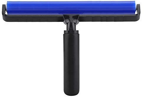 Haofy Rodillo Adhesivo Antiestático, Oller de Eliminación de Polvo Rodillo de Silicona Adhesivo Cepillo de Rodillo Antiestático Herramienta de Limpieza Manual(12 Inch)