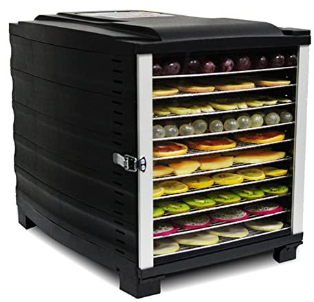 Stainless Steel Food Dehydrator, Temperature Regulator 29-73°С, 24H Timer, Dehydrator for Fruit, Vegetables, Meat & Mushrooms, Food Dehydrator
