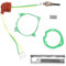 TOPJOWGA Juego de Bujía de Incandescencia de Cerámica, Calentador de Estacionamiento, 12V 2KW 5KW 8KW Calentador de Estacionamiento Universal para Auto Car Truck Boat