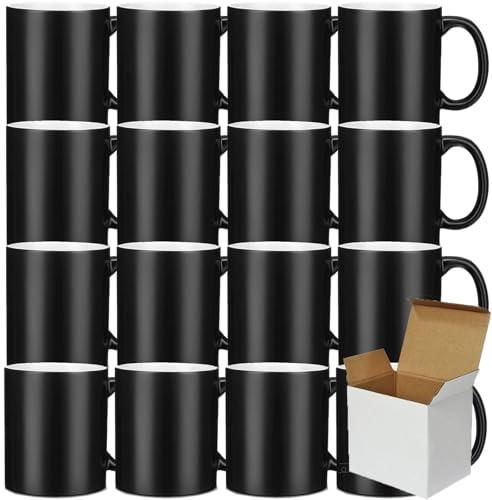 Sublimationstassen ohne Druck AAA Grade | Einzeln oder im Set | Fototasse für Sublimationsdruck | Leere Tassen für Hitzepressen-Thermo-Sublimation (8 Stück, Zaubertasse)