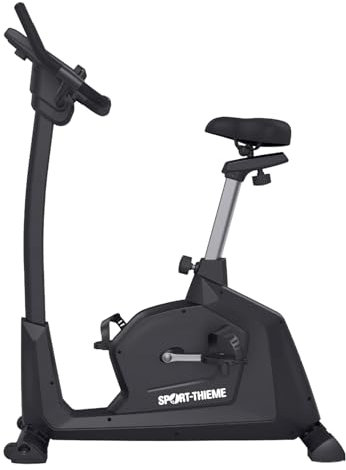 Sport-Thieme Ergometer B200 | Tiefer Einstieg für leichtes Aufsteigen | Multi-Postions-Lenker | Selbstaufstellende Pedale | Netzstrom (230 V) | 16 Widerstandsstufen