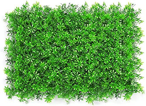 SDKFJ Künstliche Pflanzen Künstliche Buchsbaumplatten UV-geschützter Sichtschutz Outdoor Indoor Garten Hinterhof Home Buchsbaum Dekor(Color:C;Size:2pcs)