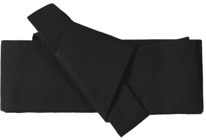 CAMDOM Kimono japonés Obi para hombre, cinturón tradicional vintage de judo samurái, pretina preatada, Color 01, Taille unique