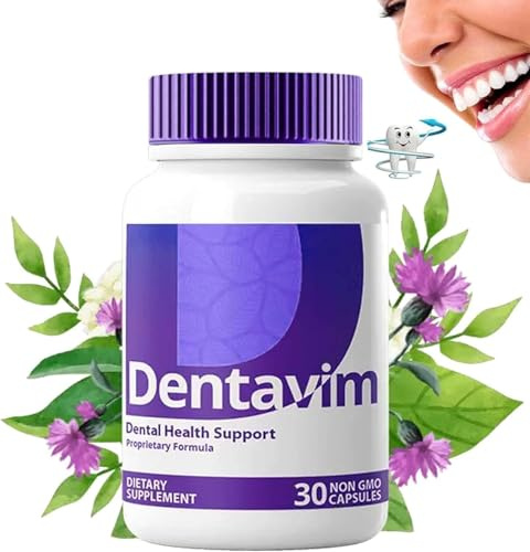 2024 migliori capsule Dentavim tutta la cura naturale per denti e gengive, Dentavim Health Supplemento per la protezione orale generale e alito fresco (1 pz)
