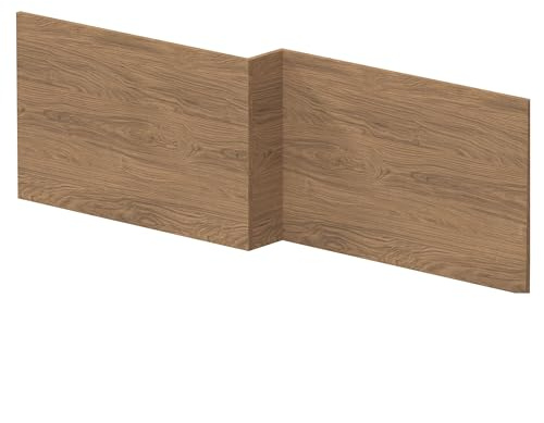 Balterley Wooden Front Bath Panel L Shape 1700mm, Bath Panels, Bathroom Front Panels for Bathtub, Water Resistant Side Panel for L-Shaped Bathroom Baths and Soaking Tubs (Antique Oak)