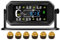 Reifendruckkontrollsystem, TPMS 6 Rad Modi, 8 /15 BAR, 116/217 PSI Max, mit 6 Externen Kupfer Reifendrucksensor, Vertikal/Hängend Montierbar, Solar USB Aufladung, für Busse, Wohnmobile, LKW (0-15 BAR)