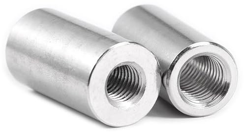 COLZYTLI Runde Verbindungsmutter aus Edelstahl 304, runde Verbindungsmutter, runde Verbindungsmuttern zur Befestigung von Verbindungsteilen für die Wartung 10Pcs M3*6 * 20