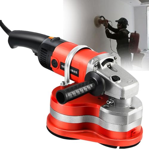 YXZQLOZ Ponceuse à béton électrique, meuleuse d'angle 2800 W, meuleuse à béton pour maçonnerie, carrelage, métal, Acier, Coupe, meulage
