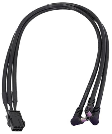 SLXLYH Versátil accesorio de computadora GPU de 6 pines a CC 12 V cable de alimentación para tarjetas gráficas, cable de alimentación para rendimiento continuo, cable de tarjeta gráfica