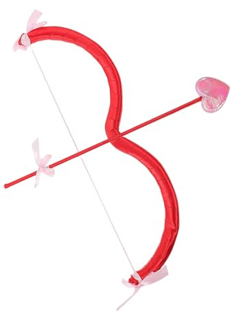 Wuvfojca Arc Et Flèches Cupidon Ensemble Arc Et Flèche De Cupidon En Mousse Costume Prop Cosplay Flèches En Forme De Coeur Accessoire Pour Costume De Saint Valentin Cosplay Fête