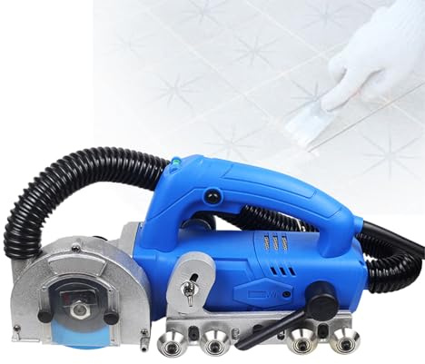 Limpiador eléctrico de lechada de azulejos, herramienta de alta velocidad de 9000 RPM para una limpieza eficaz y redireccionamiento de suelos de bricolaje