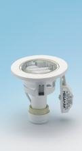 Megaman MM75020 GU10 Einbauleuchte mit Energiespar-Reflektor Gold 7W/9W/11W