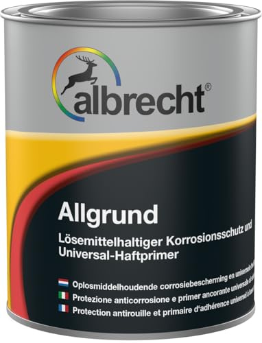 Albrecht Allgrund 7001 Silbergrau 750 ml Lösemittelhaltiger Korrosionsschutz & Universal-Haftprimer Grundierung