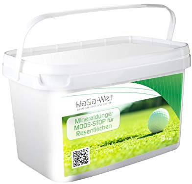 Mineraldünger Moos Stop für Rasenflächen Düngemittel Dünger 3kg