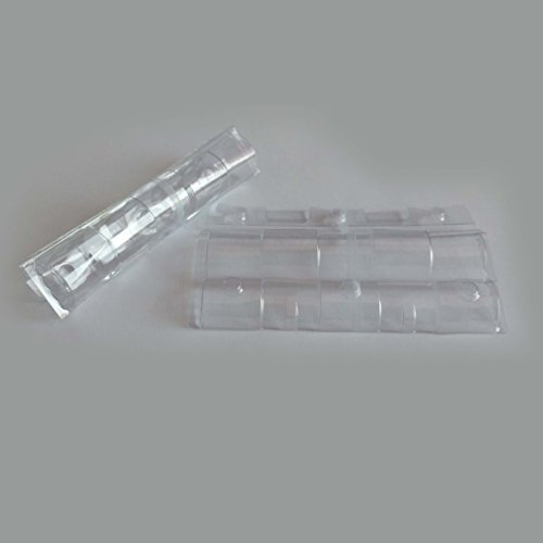 250 x Münzhülsen aus Kunststoff für 50 x 0,01 € (weiß)