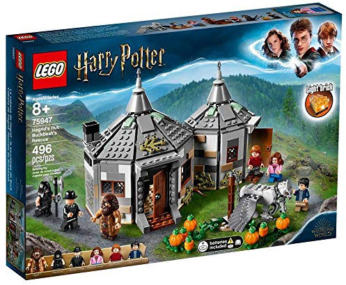 LEGO Harry Potter Hagrid's Hut: Buckbeak's Rescue 75947 Toy Hut Building Set from The Prisoner of Azkaban Features