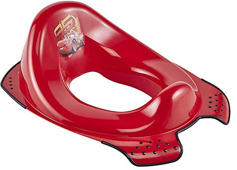 keeeper Disney Cars Kinder-Toilettensitz, Ab ca. 18 Monate bis ca. 4 Jahre, Anti-Rutsch-Funktion, Ewa, Kirsch-Rot