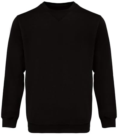 WORK IDEA Sweat-Shirt à col Rond pour Homme, vêtement de Travail, Pull Basique pour Homme