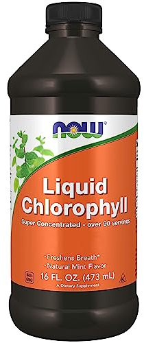 Now Foods, Liquid Chlorophyll, Minz-Geschmack, 473ml veganes flüssiges Chlorophyll, Laborgeprüft, Glutenfrei, Sojafrei, Vegetarisch
