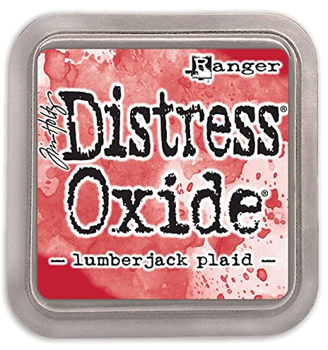 RANGER Tim Holtz Distress Oxide-Tintenkissen, Holzfällerjack-Plaid, 7,6 x Zoll, TDO82378, 7,6 x 7,6 cm Block