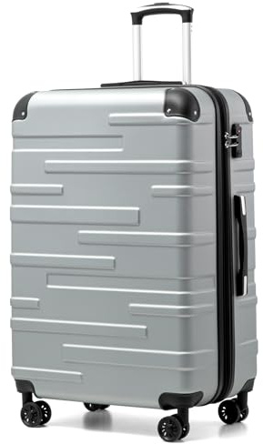COOLIFE Large Suitcase 28 inch, 93L Expandable, mit TSA Lock, ABS Hardshell