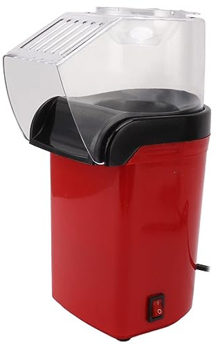 Fockety Machine à -Corn, Taux D'éclatement élevé 1200 W, Corn à Air Chaud, 2 à 3 Minutes, Machine à -Corn à Air Rapide, sans Huile, Mini Machine à -Corn pour la Maison