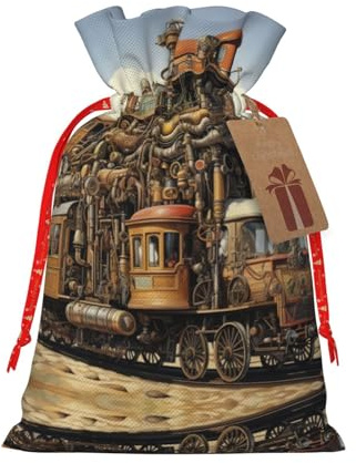DURAGS Diversifizierte Transporttasche mit Kordelzug, schicke Stoff-Geschenktasche für Weihnachten – ideal für jeden Anlass
