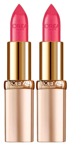 L'Oréal Paris Color Riche Satin Rossetto Idratante 8H Lunga Durata con Vitamina E Finish Satinato Colore 265 Rose Pearl - 2 Cosmetici
